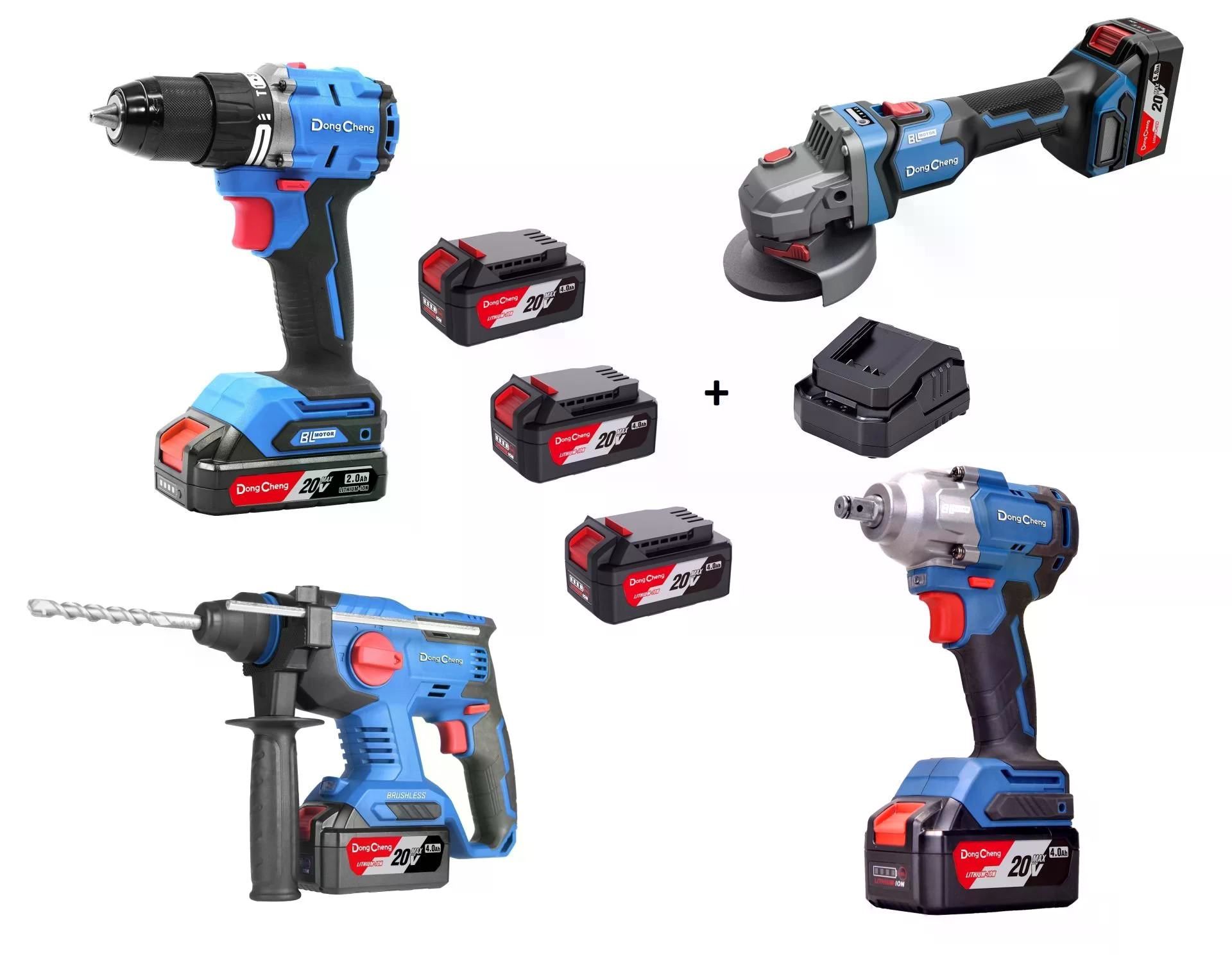 Dongcheng DCKIT35 4'lü 20V Profesyonel Set